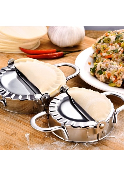 9.5cm Tarzı Yeni Kendin Yap Mantı Kalıbı Kalıp Mantı Hamuru Kesici Yapma Makinesi Pişirme Hamur Aracı Mutfak Araçları Mantı Yapıcı Cihazı (Yurt Dışından) fırsatları