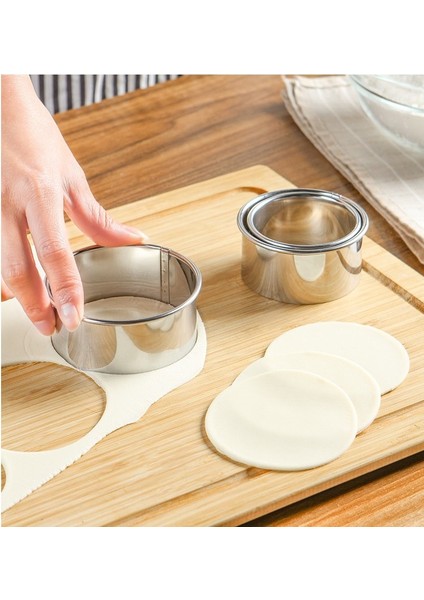 1 Adet Renk Rastgele Stil Paslanmaz Çelik Yuvarlak Mantı Hamur Kalıpları Seti Kesici Yapıcı Araçlar Yuvarlak Kurabiye Hamur Kesme Aracı (Yurt Dışından) fiyatları