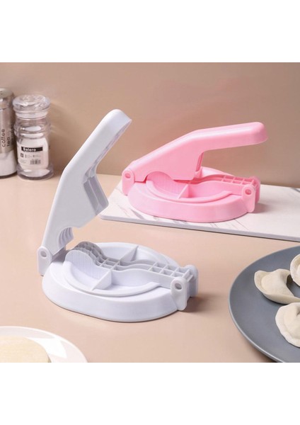 Pembe Tarzı Elastik Hamur Basma Aracı Hamur Basma Makinesi Ravioli Aleti Hamur Yapma Kapak Basma Aracı Kalıp Deri Mutfak X3N9 (Yurt Dışından)
