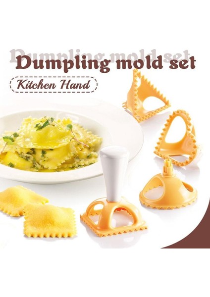 Pembe Tarzı Dumpling Kalıp Seti Çok Fonksiyonlu Plastik Ravioli Kalıbı Mantı Kesici Yapıcı Form Sargı Makinesi Kalıplar Pişirme Hamur Kesici Pa (Yurt Dışından)