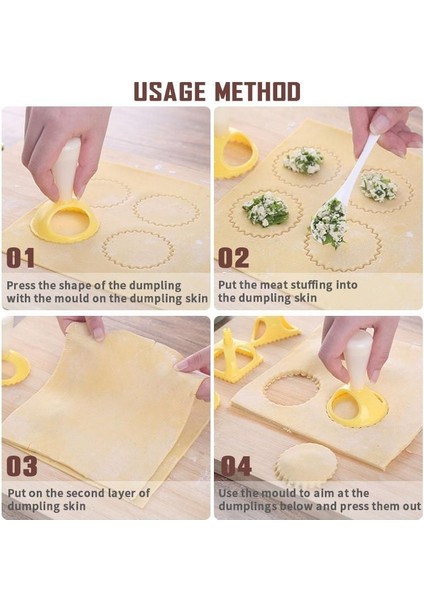 Pembe Tarzı Dumpling Kalıp Seti Çok Fonksiyonlu Plastik Ravioli Kalıbı Mantı Kesici Yapıcı Form Sargı Makinesi Kalıplar Pişirme Hamur Kesici Pa (Yurt Dışından) fiyatları