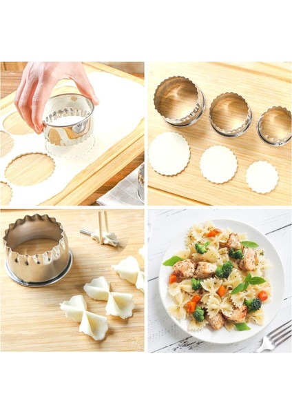 3 Adet Yuvarlak Stil Çerez Kesiciler Bisküvi Kalıpları Paslanmaz Çelik Mantı Kesiciler Pasta Hamuru Kesiciler Pasta Çerez Damgaları Scone Kesiciler Kalıplar (Yurt Dışından) modelleri