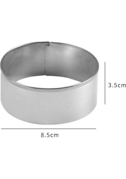 8.5cm Tarzı Yeni Kendin Yap Mantı Yapma Aracı Paslanmaz Çelik Jiaozi Pierogi Kalıbı Mantı Kalıbı Kelepçeleri Fırın Kalıpları Hamur Işleri Mutfak Aksesuarları (Yurt Dışından)