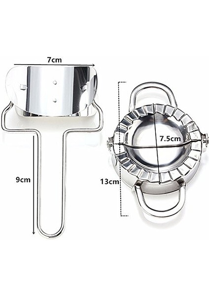 1 Takım Stili Stainless Steel Mantı Yapıcı Kendin Yap Jiaozi Pierogi Pie Kalıp Araçları Yaratıcı Kaplama Kesici Fırın Malzemeleri Mutfak Araçları (Yurt Dışından) fiyatları