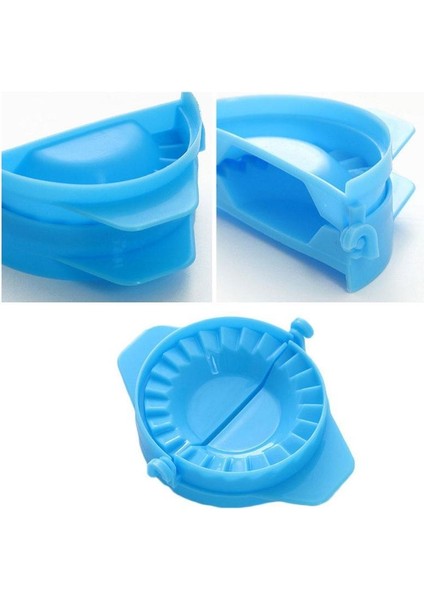 Stili Temizle Küçük Mantı Kalıbı Mutfak Pişirme Aracı Hamur Kutusu Kalıp Kapatma Pişirme Şekillendirme G5W8 (Yurt Dışından) fırsatları