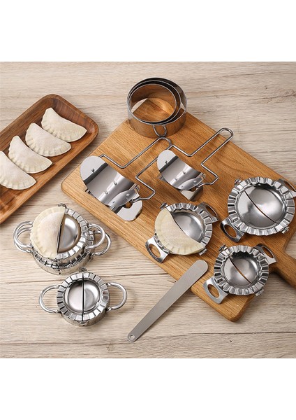 Küçük Hamur Tatlısı Baskı Stili Paslanmaz Çelik Mantı Kalıbı Ravioli Kesici Hamur Bıçağı Noodle Kesici Mantı Yapıcı Mutfak Aksesuarları (Yurt Dışından) modelleri