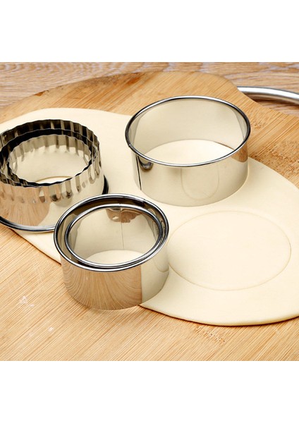 3 Adet Dantel Tarzı Yuvarlak Çiçek Şeklinde Mutfak Aletleri Paslanmaz Çelik Hamur Kesici Kalıp Kurabiye Hamur Kesici Hamur Kesici Aracı- Türkiye'de E-Ticaret Için. (Yurt Dışından) fırsatları