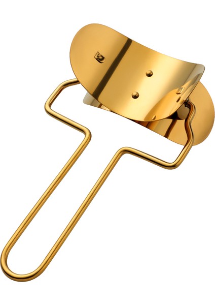 Altın Tarzı Paslanmaz Çelik Mantı Sarı Mutfak Aletleri Dıy Mantı Yapma Cihazı Hamur Dairesi Rulosu Mantı Yapıcı (Yurt Dışından)