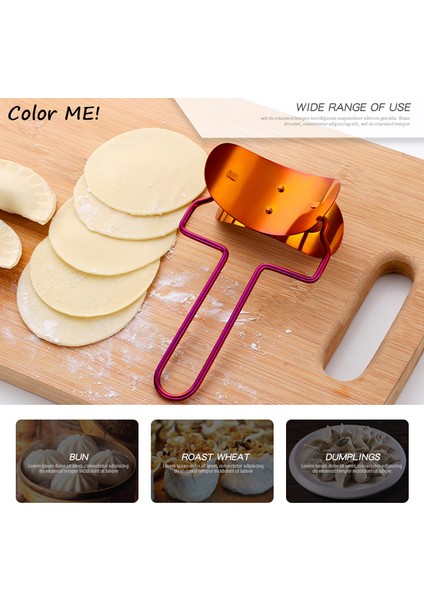 Altın Tarzı Paslanmaz Çelik Mantı Sarı Mutfak Aletleri Dıy Mantı Yapma Cihazı Hamur Dairesi Rulosu Mantı Yapıcı (Yurt Dışından) fiyatları