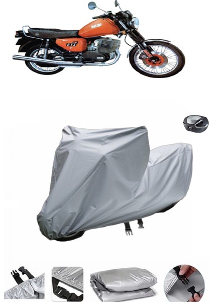 Mz Etz 251 Su Geçirmez Motosiklet Brandası Arka Çanta Uyumlu