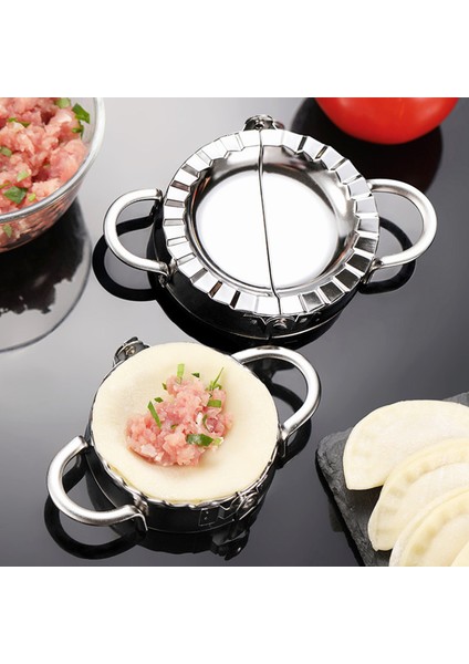 7.5cm Jz Cilt Kalıp Stili Paslanmaz Çelik Yuvarlak Çiçek Şekilli Mantı Kalıbı Tembel Must-Ravioli Yapma Kalıbı Kalıp Fırın Araçları Ev Mutfak Mantı Yapıcı (Yurt Dışından) modelleri