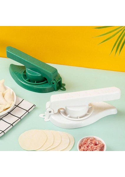 Beyaz Stil Elmalı Baskı Hamur Makinesi Dumpling Sanatı Baskı Evde Yapımı Küçük Cilt Baskı Hamur Makinesi Hamur Mutfak Fırıncılık Pastacılık Araçları (Yurt Dışından) fırsatları