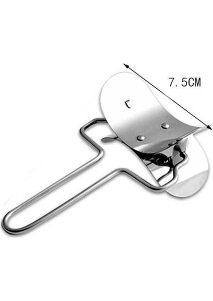 7.5 Kesici Stili Dumpling Artifact El Kitabı Paslanmaz Çelik Mantı Kalıbı Mutfak Küçük Araçları Mantı Hamuru Kesici Yapma Makinesi Jiaozi Aracı (Yurt Dışından)