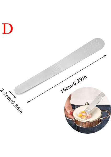 C Stili Paslanmaz Çelik Mantı Sarıcı Kalıp Hamur Dairesi Makinesi Mantı ve Pizza Hamuru Kesicileri Rulo Pişirme Araçları (Yurt Dışından)