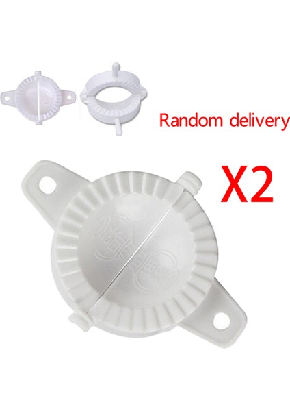 2 Adet Tarzı Ev Yapımı Mantı Makinesi Hamur Ravioli Mantı Kalıbı Hamur Araçları Aksesuarlar Için Mutfak Dumpling Makinesi (Yurt Dışından)