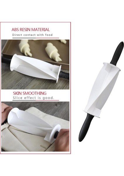 1 Adet Tarzı Kruvasan Ekmek Tekerleği Hamur Pasta Kesme Bıçağı Plastik Rulo Kesici Fırın Mutfak Aksesuarları Fırın Araçları (Yurt Dışından) indirimleri