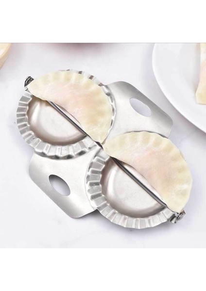 1 x Kalıp Artı Stili Pratik Mantı Yapıcı Paslanmaz Çelik Mantı Kalıbı El Yapımı Ravioli Gyoza Kalıbı Dayanıklı Pres Pierogi Hamur Kesici Mutfak Aracı (Yurt Dışından) fiyatları