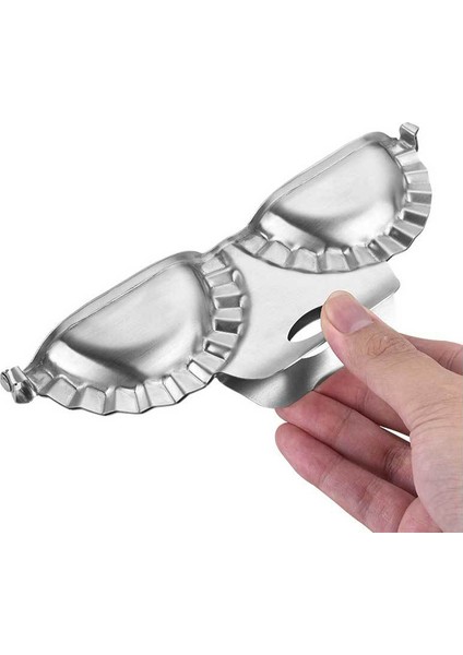 1 x Kalıp Artı Stili Pratik Mantı Yapıcı Paslanmaz Çelik Mantı Kalıbı El Yapımı Ravioli Gyoza Kalıbı Dayanıklı Pres Pierogi Hamur Kesici Mutfak Aracı (Yurt Dışından) fırsatları