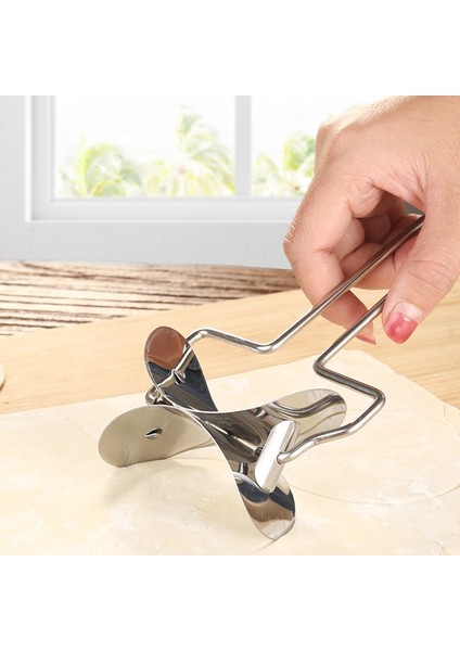 C Stili Paslanmaz Çelik Mantı Sarıcı Kalıp Hamur Dairesi Makinesi Mantı ve Pizza Hamuru Kesicileri Rulo Pişirme Araçları (Yurt Dışından) fırsatları