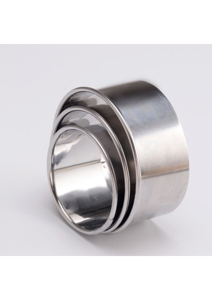 Yuvarlak Kenar Stili Paslanmaz Çelik Taşınabilir Yuvarlak Çiçek Şekilli Hamur Kesme Aracı Mantı Kesici Mantı Sarım Kalıpları Mutfak Aletleri (Yurt Dışından)