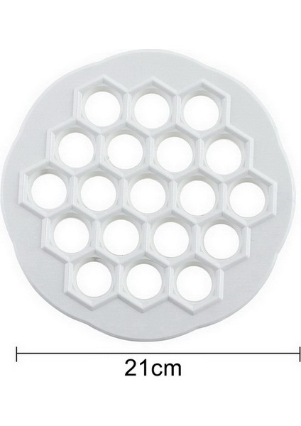 19 Delikli Abs 1pc Stili Dumpling Kalıp Yapıcı Plastik Ravioli Maker Mutfak Aleti Ravioli Maker Etli Mantı Yapıcı Kalıp 37 Delikli Merdane (Yurt Dışından)