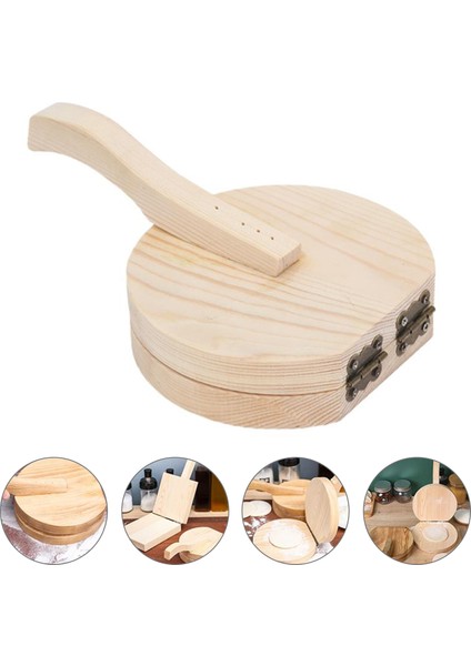 B Tarzı Ahşap Hamur Sıkma Aracı Hamur Sıkıcı Mantı Cildi Sıkma Aracı Mantı Kaplama Kalıbı Yapım Kalıbı Mutfak Gereci Fırıncılık Hamur Aracı (Yurt Dışından) fırsatları
