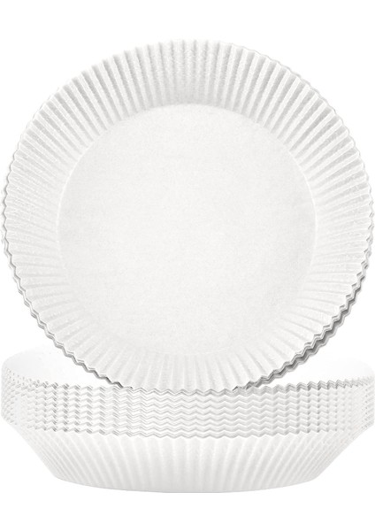 Beyaz Stil Hava Fritözü Tek Kullanımlık Kağıt Liner Fırın Kağıt Sayfaları Yuvarlak Pergament Yapışmaz Kağıt Mikrodalga Buharlı Yeni (Yurt Dışından)