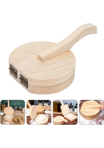 Günlük Rengi Yuvarlak Stil Ahşap Hamur Açacağı Hamur Sıkma Aracı Mantı Derisi Sıkma Aracı Mantı Yapma Kalıbı Mutfak Aleti Fırıncılık Hamur Aracı (Yurt Dışından) fiyatları