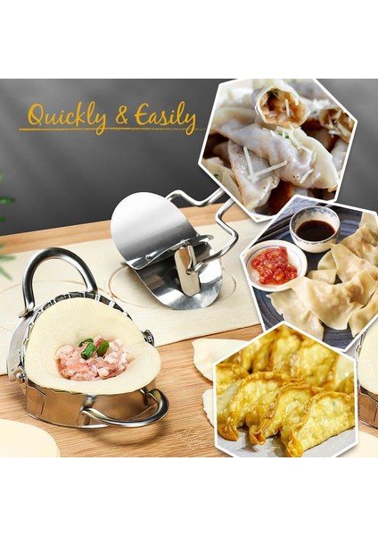 1 Adet Büyük Kesici Stili Paslanmaz Çelik Mantı Kalıbı Tembel Must-Ravioli Yapım Kalıbı Kalıp Fırın Aksesuarları Ev Mutfak Mantı Yapıcı (Yurt Dışından)