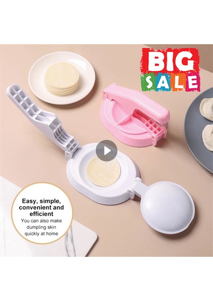 02 Pembe Tarzı Dumpling Wrappers Sihirli Cihaz Yeni Ev Sarıcıları Ev Mutfağı El Sarıcı Kalıp Araçları Dumpling Yapımı Araçları (Yurt Dışından) indirimleri