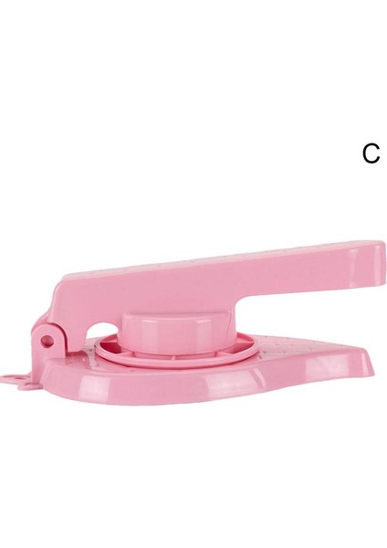 Pembe Stil Plastik Hamur Sıkacağı Hamur Sıkma Mantı Cildi Pişirme Mutfak Sarıcı Aracı Kalıp Aleti Basın Yapım Aracı Mantı Pastırma R9W9 (Yurt Dışından)