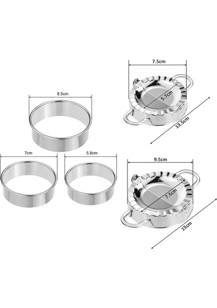 Küçük Stil Ev Yapımı Paslanmaz Çelik Mantı Kalıbı Sarıcı Kesici Makine Pişirme Hamur Araçları Mutfak Aletleri Jiaozi Yapıcı Cihazı (Yurt Dışından) fırsatları