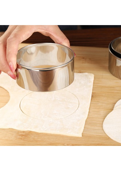 B Tarzı Paslanmaz Çelik Mantı Sarıcı Kalıp Hamur Dairesi Makinesi Mantı ve Pizza Hamuru Kesicileri Rulo Pişirme Araçları (Yurt Dışından) indirimleri