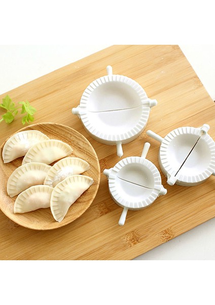 Beyaz-3 Adet Tarzı Yeni Mutfak Araçları Taşınabilir Mantı Yapma Cihazı Dumpling Maker Cihazı Kolay Mantı Kalıbı Mutfak Aletleri (Yurt Dışından) modelleri