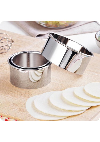 3 Adet Stil Paslanmaz Çelik Yuvarlak Şekil Bisküvi Kek Hamur Mantı Kalıbı Kurabiye Kesici Kalıp Seti Mutfak Kendin Yap Fırıncılık Pasta Kek Aracı (Yurt Dışından) modelleri
