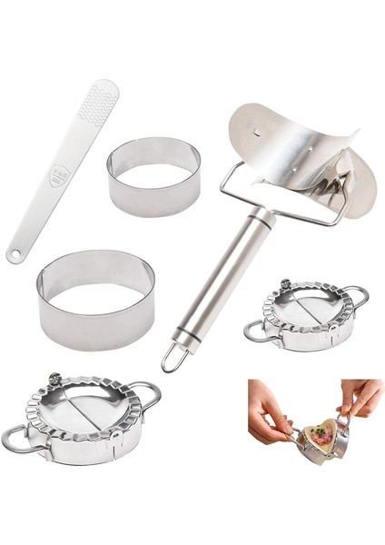 No.4 Tarzı Paslanmaz Çelik Mantı Yapıcı, Mantı Hamuru Yapıcılar, Mantı Kalıpları, Ravioli Yapım Kalıbı, Kaşık, Empanada, Fırın Mutfak Araçları (Yurt Dışından) fiyatları