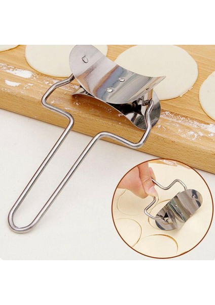 Gümüş Tarzı 7cm Paslanmaz Çelik Mantı Şekillendirici Kendin Yap Mantı Kalıbı Hamur Yuvarlak Makinesi Basma Dilimleme Mutfak Aletleri Pişirme Araçları (Yurt Dışından) fırsatları