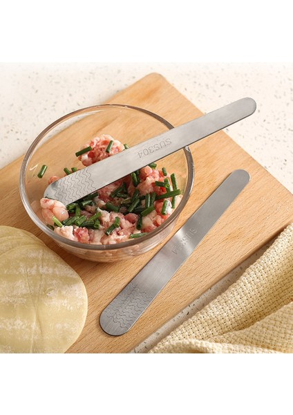 Gümüş Tarzı 304 Paslanmaz Çelik Kaşık Dolgu Kepçe Mantı Araçları Mutfak Aksesuarları Dolgu Kaşığı Düz Mantı Aracı (Yurt Dışından) fiyatları