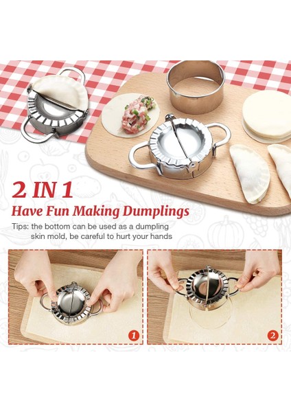 Kalıp L Tarzı Ev Yapımı Mantı Kalıbı Mantı Yapıcı Aracı Sarma Kesici Jiaozi Pierogi Hamur Kalıpları Mutfak Fırın Aksesuarları (Yurt Dışından) fırsatları