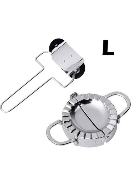 L Tarzı Dumpling Maker Paslanmaz Çelik Hamur Kesici Pie Maker Hamur Kalıbı Mutfak Yardımcısı Ev Fırın Aksesuarları (Yurt Dışından)