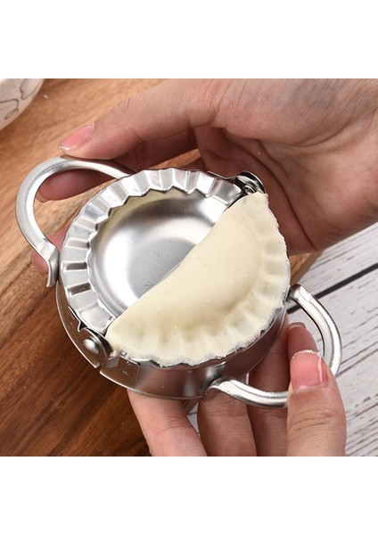 Yuvarlak Üç Parçalı Stil Paslanmaz Çelik Mantı Yapma Seti Hamur Kesici Mantı Kalıbı Pie Ravioli Mutfak Hamur Işleri Ev Mutfak Aksesuarları (Yurt Dışından) indirimleri