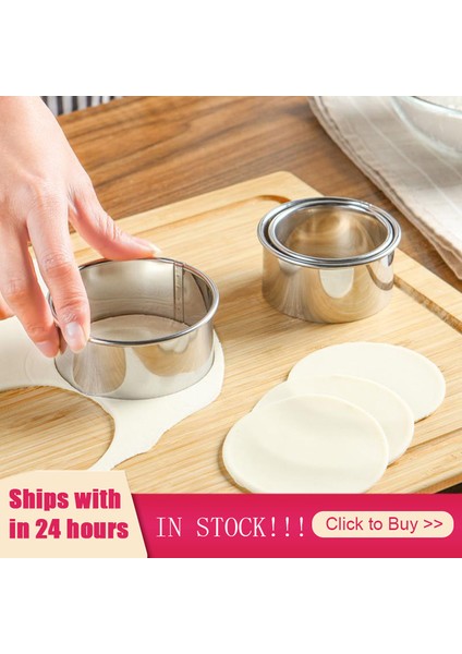 3 Adet Tarzı 3 Adet Mantı Kalıbı Kesici Maker Aksesuarları Paslanmaz Çelik Yuvarlak Kurabiye Hamuru Kesme Aracı Mutfak Gereçleri (Yurt Dışından) indirimleri