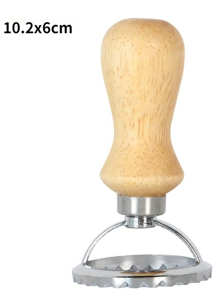 Yuvarlak Kalıp 10.2X6CM Stili Mutfak Aksesuarları Makarna El Kesme Makinesi Kabartmalı Mantı Kabartma Makinesi ile Mutfak Gereci Mutfak Eşyaları Ev Aletleri (Yurt Dışından)
