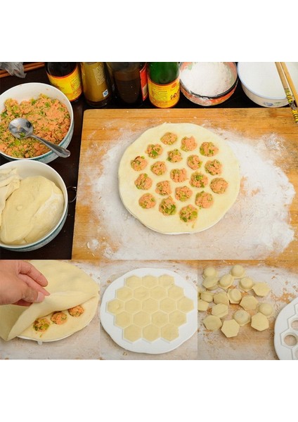 37 Delik Stili Dumpling Kalıbı Plastik Ravioli Yapıcı Mutfak Aleti Ravioli Kalıbı Dumplings Yapıcı Etli Pelmeni Kalıbı 37 Delik (Yurt Dışından) indirimleri