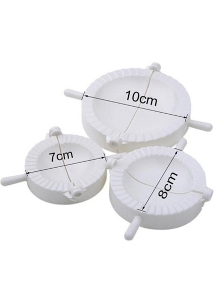 3 Pcs Set Style Dumpling Aracı Kolay Dıy Mantı Yapıcı Cihaz Hamur Presi Mantı Böreği Ravioli Kalıbı Pişirme Hamur Çin Yemeği Jiaozi Yapıcı (Yurt Dışından)