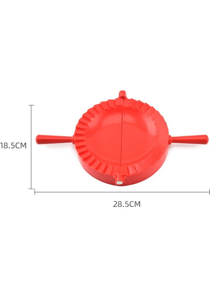 Kırmızı Stil Yeni Kendin Yap Mantı Makinesi Plastik Manuel Mantı Kalıbı Makinesi Pie Ravioli Pres ve Kesici Kolay Jiaozi Kalıbı (Yurt Dışından)