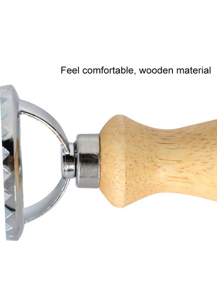 Avara Tekerlek Uzun Stil Dumpling Skin Cake Kalıbı Taşınabilir Ahşap Saplı Mutfak Aletleri Pişirme Aksesuarları Paslanmaz Çelik (Yurt Dışından) indirimleri