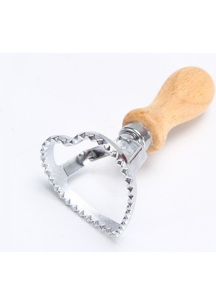 Kalp 11X6.2X6CM Stili Ev Ravioli Kesici Seti Makarna Presi Mutfak Ek Parça Set Ravioli Yapım Kalıbı Aracı Ravioli Damga Seti Hamur Tekerleği Seti Pasta Kalıbı (Yurt Dışından)