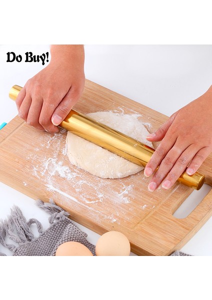 Pembe Tarzı Paslanmaz Çelik Hamur Yuvarlama Çubuğu Pasta Rulosu Rulo Hamur Rulosu Fırın Pişirme Hamur Çırpma Pastane Dekorasyon (Yurt Dışından) fiyatları