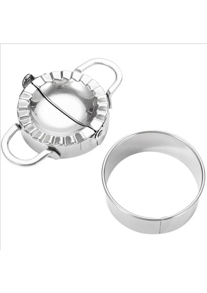 Paslanmaz Çelik Mantı Yapıcı Manuel Ravioli Kalıbı Dayanıklı Pres Hamur Kesici Bıçak Mutfak Hamur Pasta Aracı (Yurt Dışından)